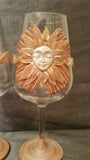 Kissing suns wine Glass set - Royal Calypso