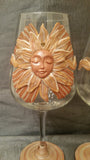 Kissing suns wine Glass set - Royal Calypso